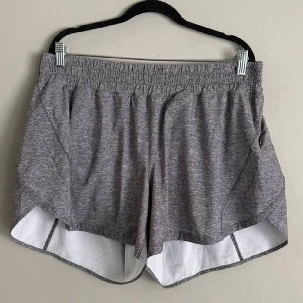 Lululemon Track That Shorts Heathered Grey size 18